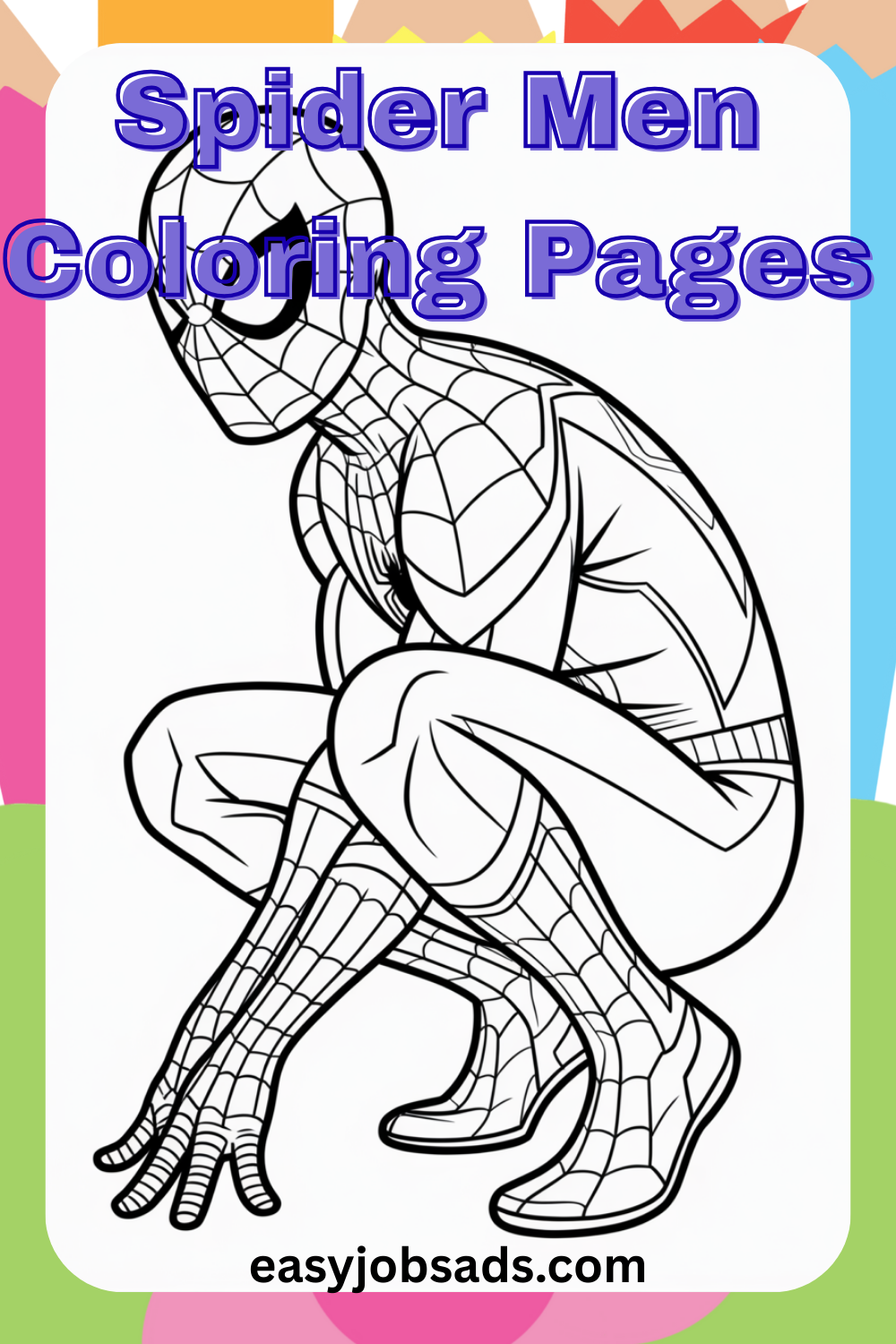 Spider Men Coloring Pages