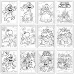 Super Mario coloring pages